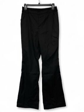 MOTF Black Flared Trousers Mid Rise Tailored Pants | XS | NWT